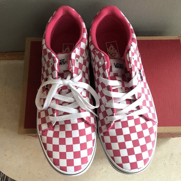 VANS Ward Low Girls Size 6 Women's Sz 7.5 Shoes Powder Pink Sneakers VN000MYFCHL - Picture 9 of 10